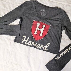 Harvard Cropped Tee Shirt